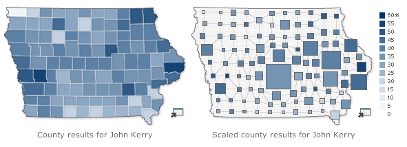 Scaling counties