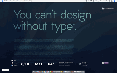 canâ€™t design without type