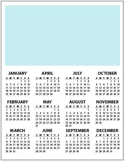 Indesign Calendar Template 2009