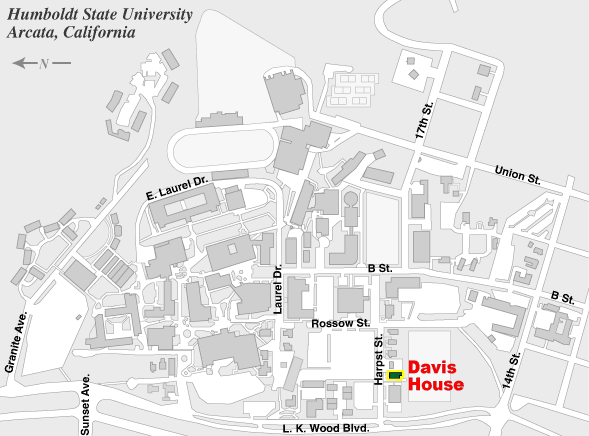 Location of Davis House