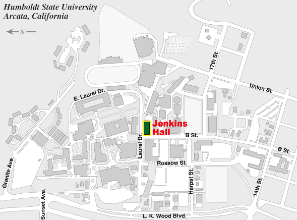Location of Jenkins Hall