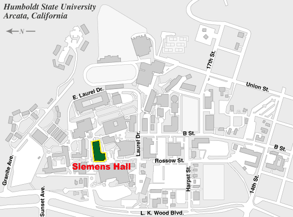 Location of Siemens Hall