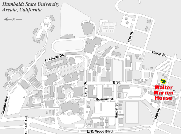 Location of Walter Warren House